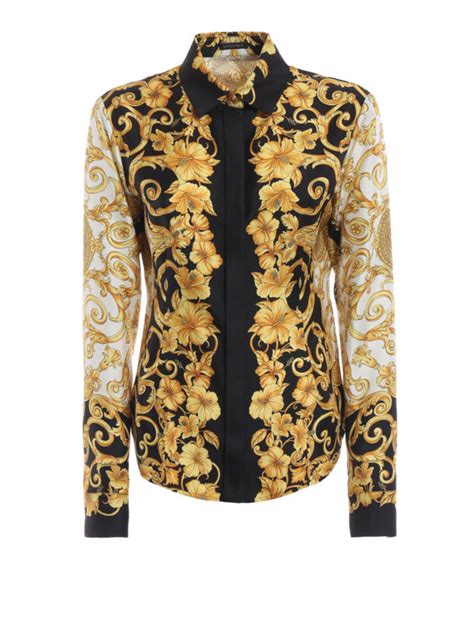 cheap versace tops|versace silk shirt women.